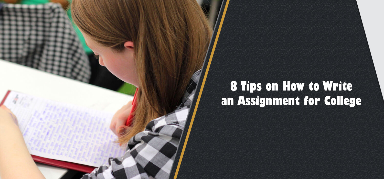 8 Tips on How to Write an Assignment for College