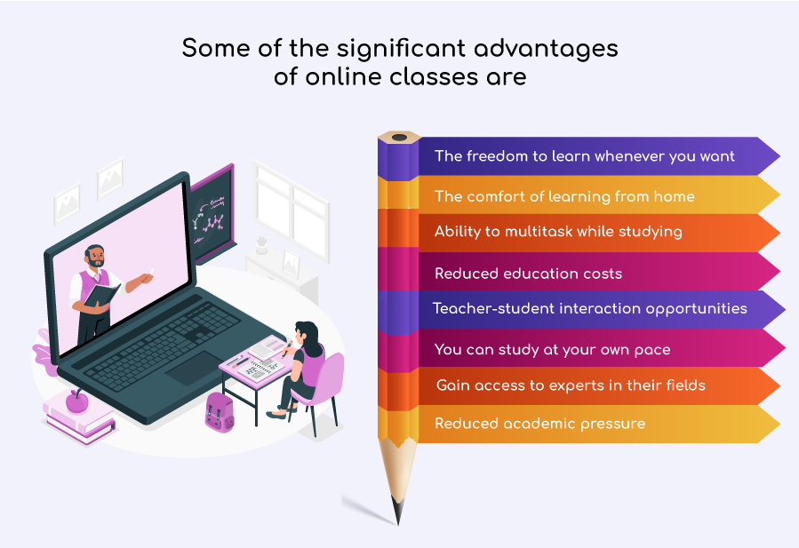 advantages of online class