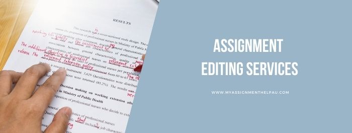 Assignment Editing Services